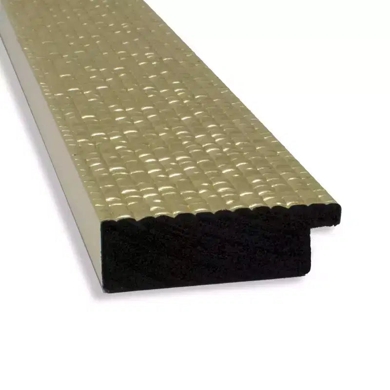 Espejo de pie de 28" x 64" con mosaico dorado sin bisel - Amanti Art: Grande, diseño elegante, fácil de montar