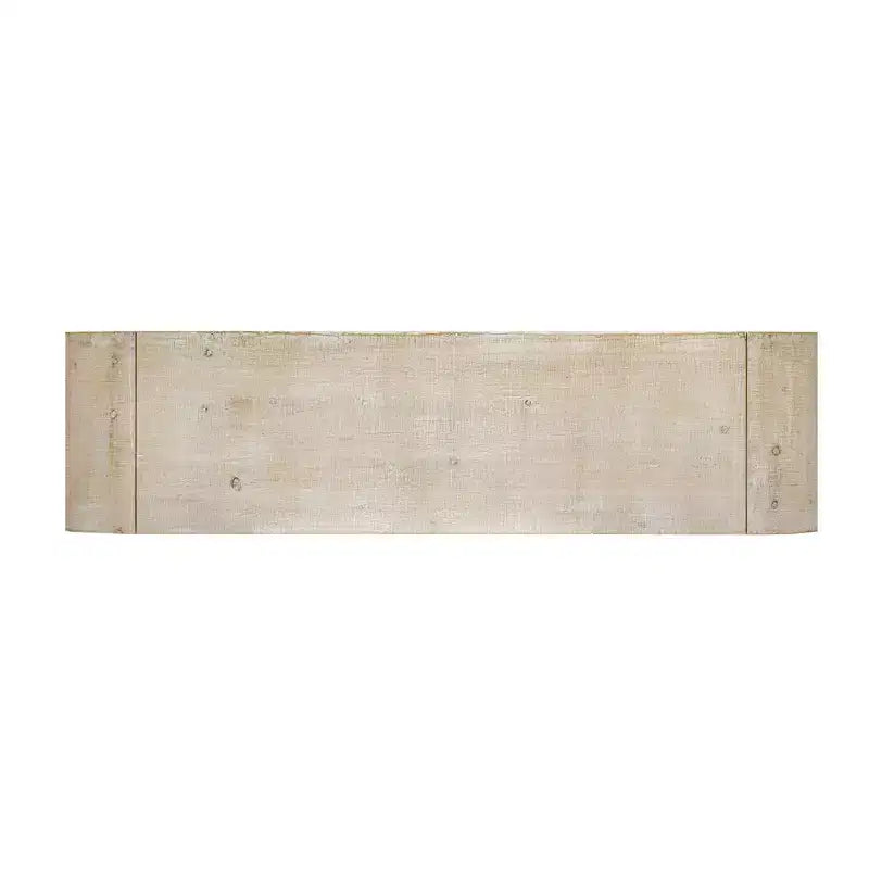 Mesa Consola de Madera con Gabinete de Almacenamiento, Mesa de Entrada Moderna con Diseño de Listones de Madera Trenzados para Sala de Estar y Entrada