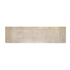 Mesa Consola de Madera con Gabinete de Almacenamiento, Mesa de Entrada Moderna con Diseño de Listones de Madera Trenzados para Sala de Estar y Entrada