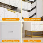 Cómoda de 4 cajones, madera de acacia, armario de almacenamiento multiusos para dormitorio o sala de estar, beige
