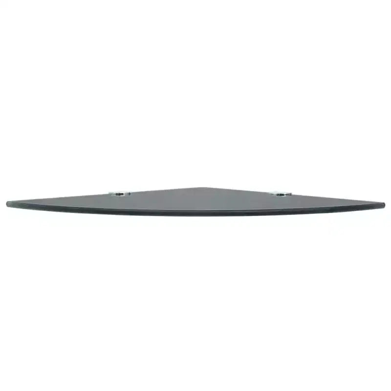 Estante de esquina de cristal templado negro Montaje en pared pequeño