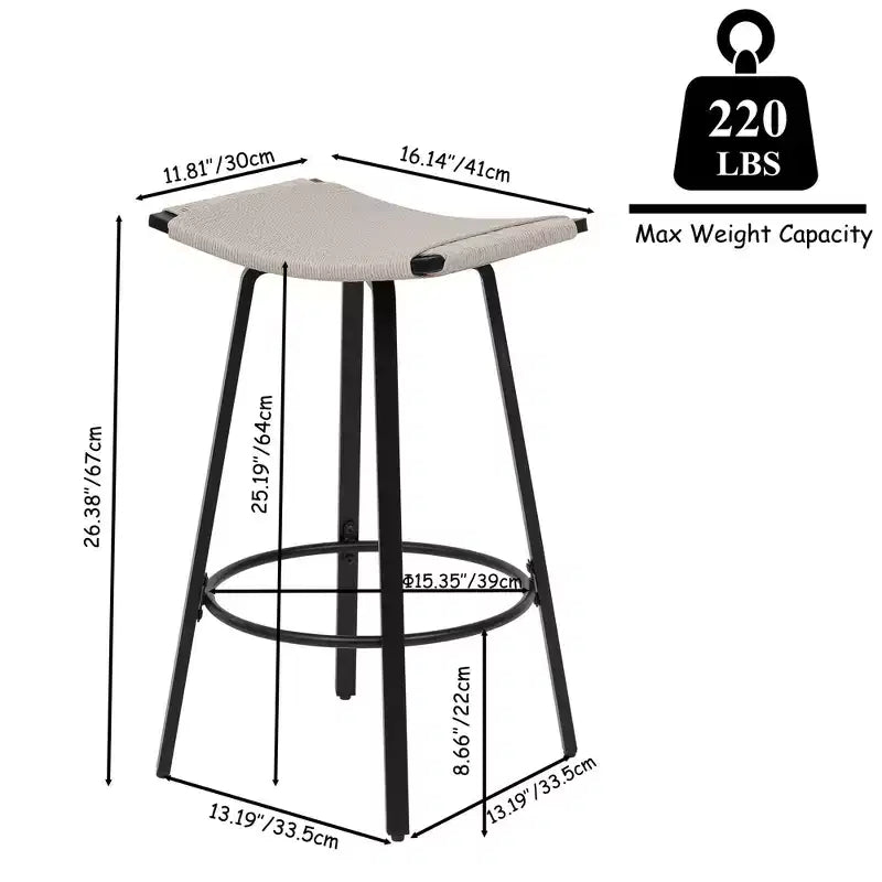 Juego de 2 taburetes de bar modernos giratorios de 26" de altura para mostrador, tapizados con respaldo bajo para isla de cocina