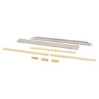 Kit de Rieles de Conversión de Cuna a Cama de Tamaño Completo, Madera de Pino Sostenible, Acabado No Tóxico