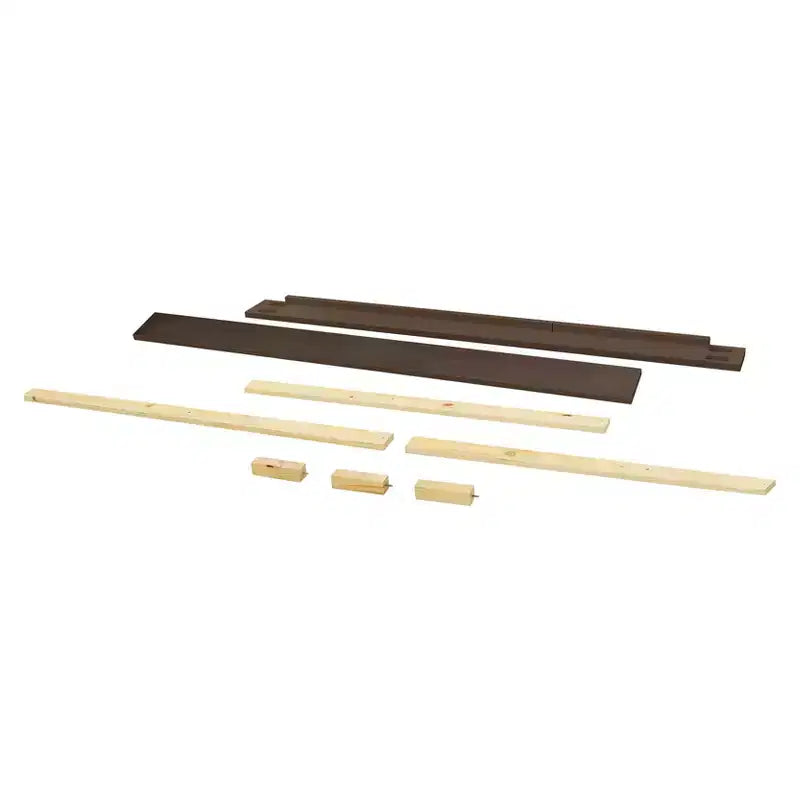 Kit de Rieles de Conversión de Cuna a Cama de Tamaño Completo, Madera de Pino Sostenible, Acabado No Tóxico