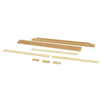 Kit de Rieles de Conversión de Cuna a Cama de Tamaño Completo, Madera de Pino Sostenible, Acabado No Tóxico