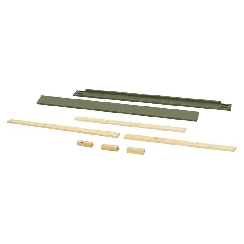 Kit de Rieles de Conversión de Cuna a Cama de Tamaño Completo, Madera de Pino Sostenible, Acabado No Tóxico