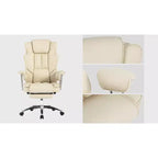Silla ejecutiva de oficina con respaldo alto, silla ergonómica de oficina con asiento extra ancho, soporte lumbar y reposabrazos acolchados, silla giratoria con ruedas para escritorio de casa