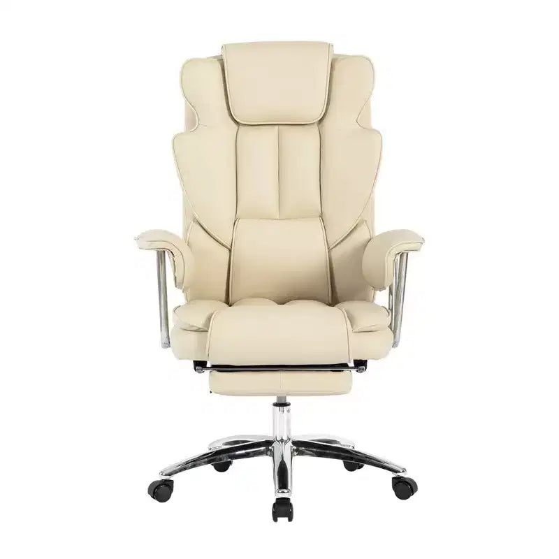Silla ejecutiva de oficina con respaldo alto, silla ergonómica de oficina con asiento extra ancho, soporte lumbar y reposabrazos acolchados, silla giratoria con ruedas para escritorio de casa
