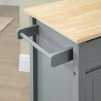Carrito de isla de cocina, isla de cocina con ruedas y estante de almacenamiento, encimera de madera maciza, cajón, para comedor