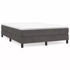 Estructura de cama: Terciopelo gris oscuro (100% poliéster), Contrachapado, Madera de ingeniería