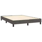 Estructura de cama: Terciopelo gris oscuro (100% poliéster), Contrachapado, Madera de ingeniería