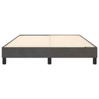 Estructura de cama: Terciopelo gris oscuro (100% poliéster), Contrachapado, Madera de ingeniería