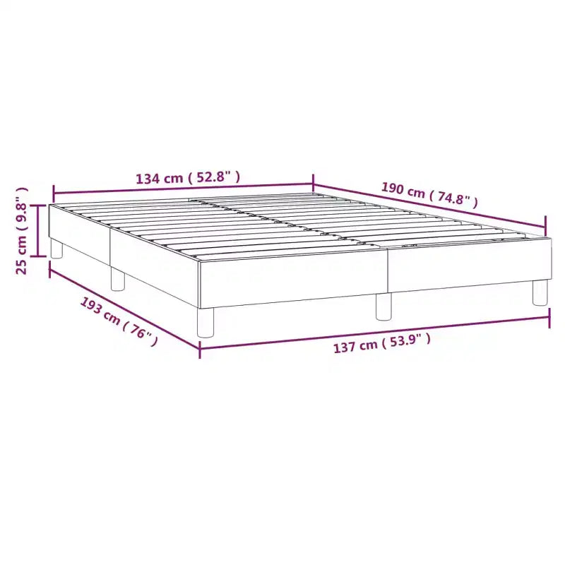 Estructura de cama: Terciopelo gris oscuro (100% poliéster), Contrachapado, Madera de ingeniería