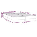 Estructura de cama: Terciopelo gris oscuro (100% poliéster), Contrachapado, Madera de ingeniería