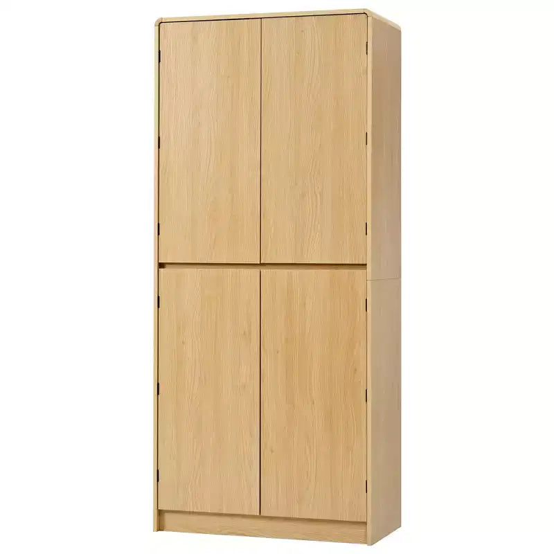 Mueble de almacenamiento de cocina de 72 pulgadas con puerta, estantes y estantes ajustables