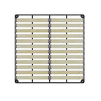 Cama Plataforma King Size de Chenilla, Estructura de Madera, Cabecero Tapizado con Almohada de Nube Ultra Suave Extra Grande