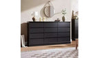 12 Drawer Dressers,Chest of Drawers with Deep Drawers,Large Double Dresser for Closet with Wide Top,Tall Wooden Dresser for Living Room, Bedroom
