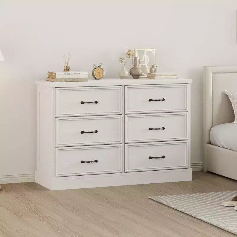 Mesita de noche de madera con cajón y 3 estantes abiertos, 15.5"An. x 47.2"Prof. x 32.3"Al.