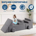 22 sofás modulares de juegos para niños, juego de espuma para escalar y gatear, sofá de espuma convertible lavable para sala de juegos, sala de estar