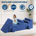 22 sofás modulares de juegos para niños, juego de espuma para escalar y gatear, sofá de espuma convertible lavable para sala de juegos, sala de estar