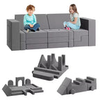 22 sofás modulares de juegos para niños, juego de espuma para escalar y gatear, sofá de espuma convertible lavable para sala de juegos, sala de estar