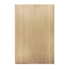 Mesa auxiliar en C Modern Glam con tapa de mármol blanco y estructura de metal dorado, 26.5" de alto